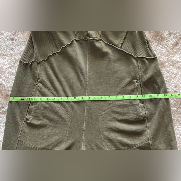 Anthropologie Palmra Moss Green Racerback Jumpsuit with Wide-Leg Design - Picture 11 of 11